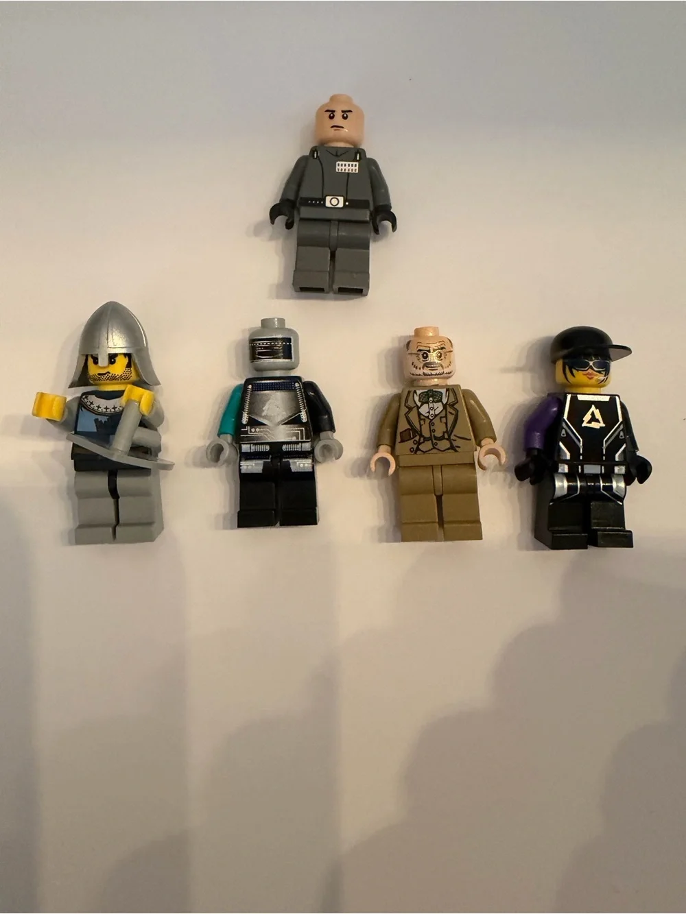 LEGO Minifigure Lot 5 Vintage Star Wars Knights Warriors Figures Used